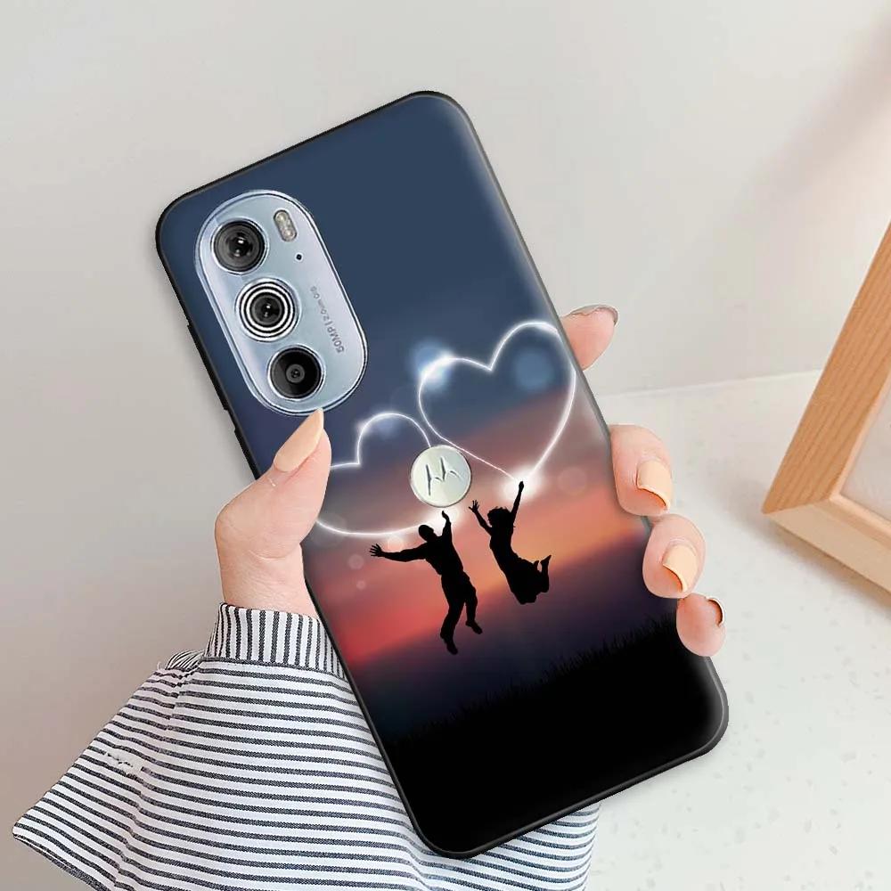 For Moto Edge 30 Pro Case Cover Edge30 Matte Silicone Case for Motorola Moto Edge 30 30Pro Fashion TPU Protective Back Cover