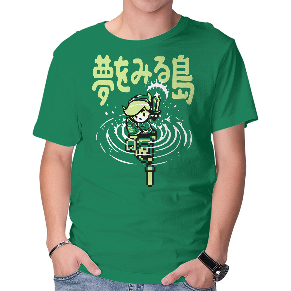Unisex Crew Neck T-Shirt The Hero Awakes Again Graphic Short Sleeve Casual Tee S