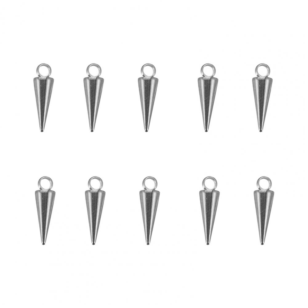 

Подвески для ожерелья своими руками 10 шт. из нержавеющей стали в форме картриджа, набор подвесок для ожерелья и серег своими руками