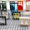 MOC House Doors Windows Building Blocks Parts City Friends Blocks Toys Compatible Classic Blocks Toys for Children Bricks Gifts
