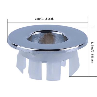 Bathroom Gadgets Bathroom Basin Sink Overflow Insert Cover Brass Six Foot Ring Bathroom Product