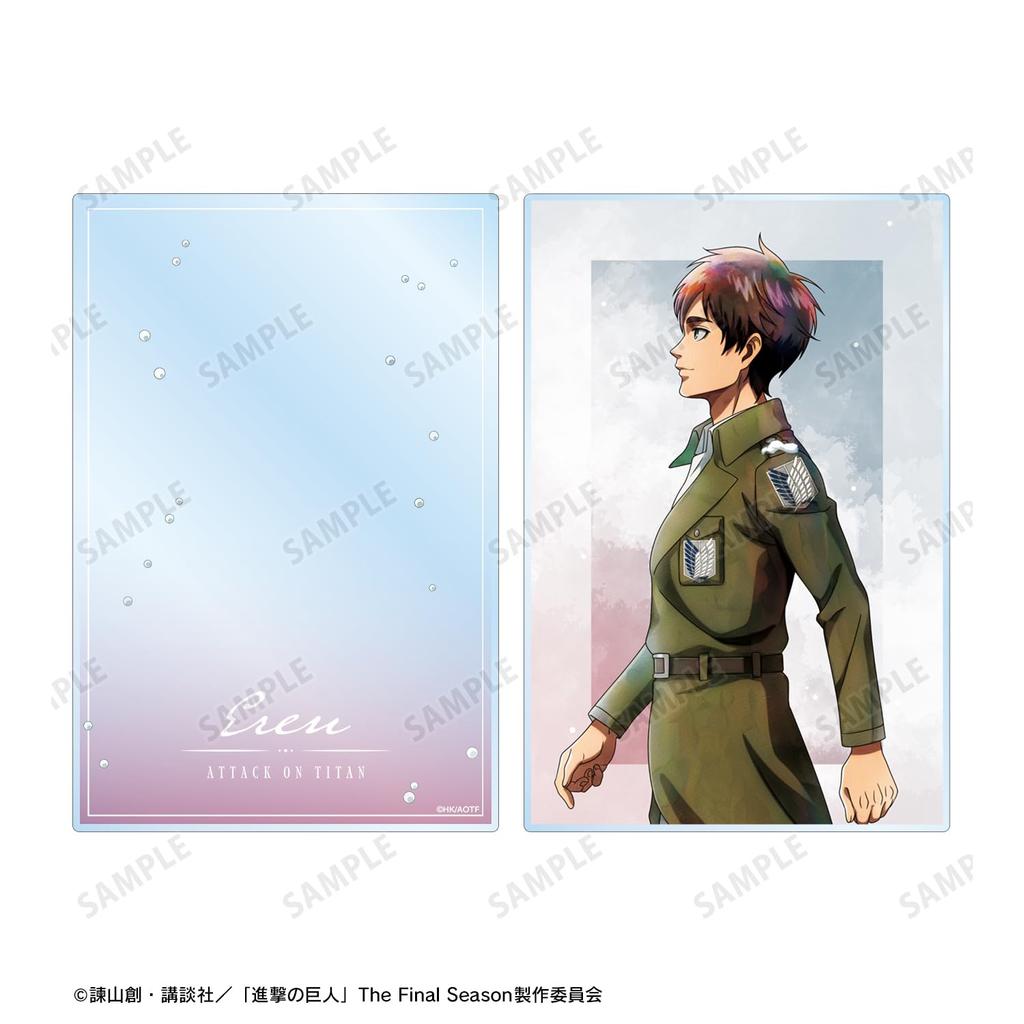 Attack On Titan Original Illustration Eren Winter Walk Acrylic Block Ver.