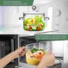 Ustensile de Gătit Crată de Sticlă Prin Friteuză de Borosilicat Înalt Oală Mare