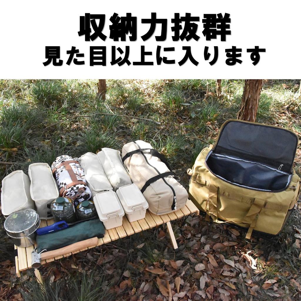 Bammore Soft Container Camping Bag Gear Container Firewood Bag Boston Bag Large Capacity Outdoor Camping Equipment Sleeping Bag Sleeper Storage