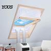 Window Air Conditioner Kit Seal Cloth for Portable AC, Adjustable No Drill Vent Kit, Fabric Cover Sliding