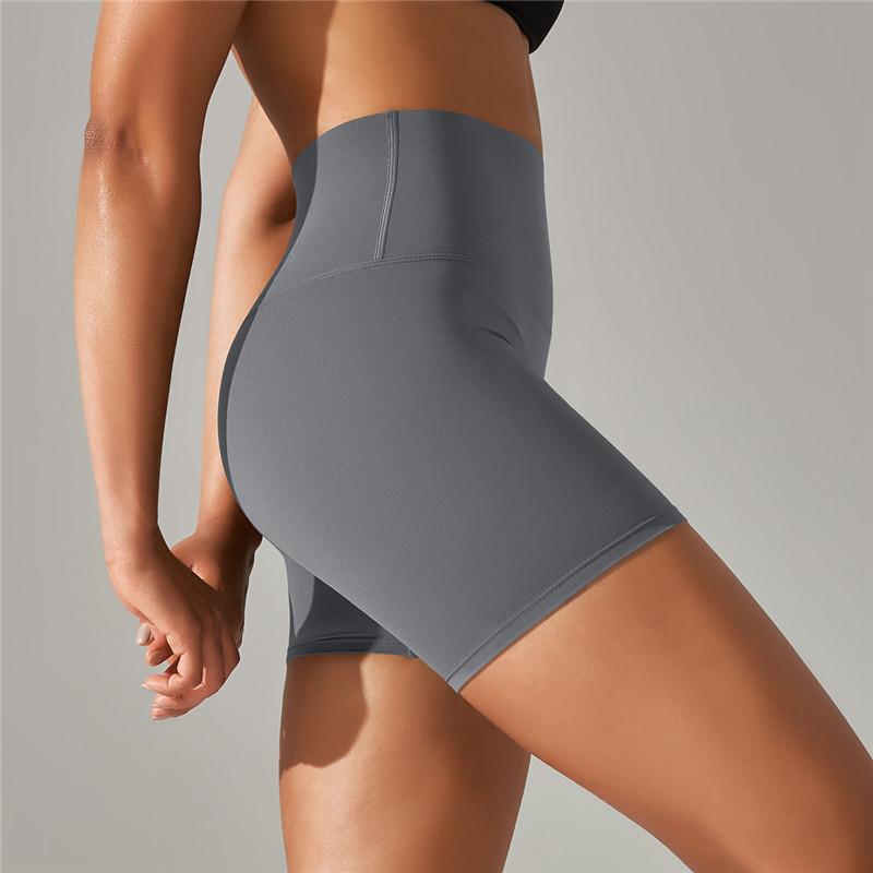Auroth Sexy Elastic Yoga Shorts Women Biker Sports Shorts High Waist Fitness Workout Shorts