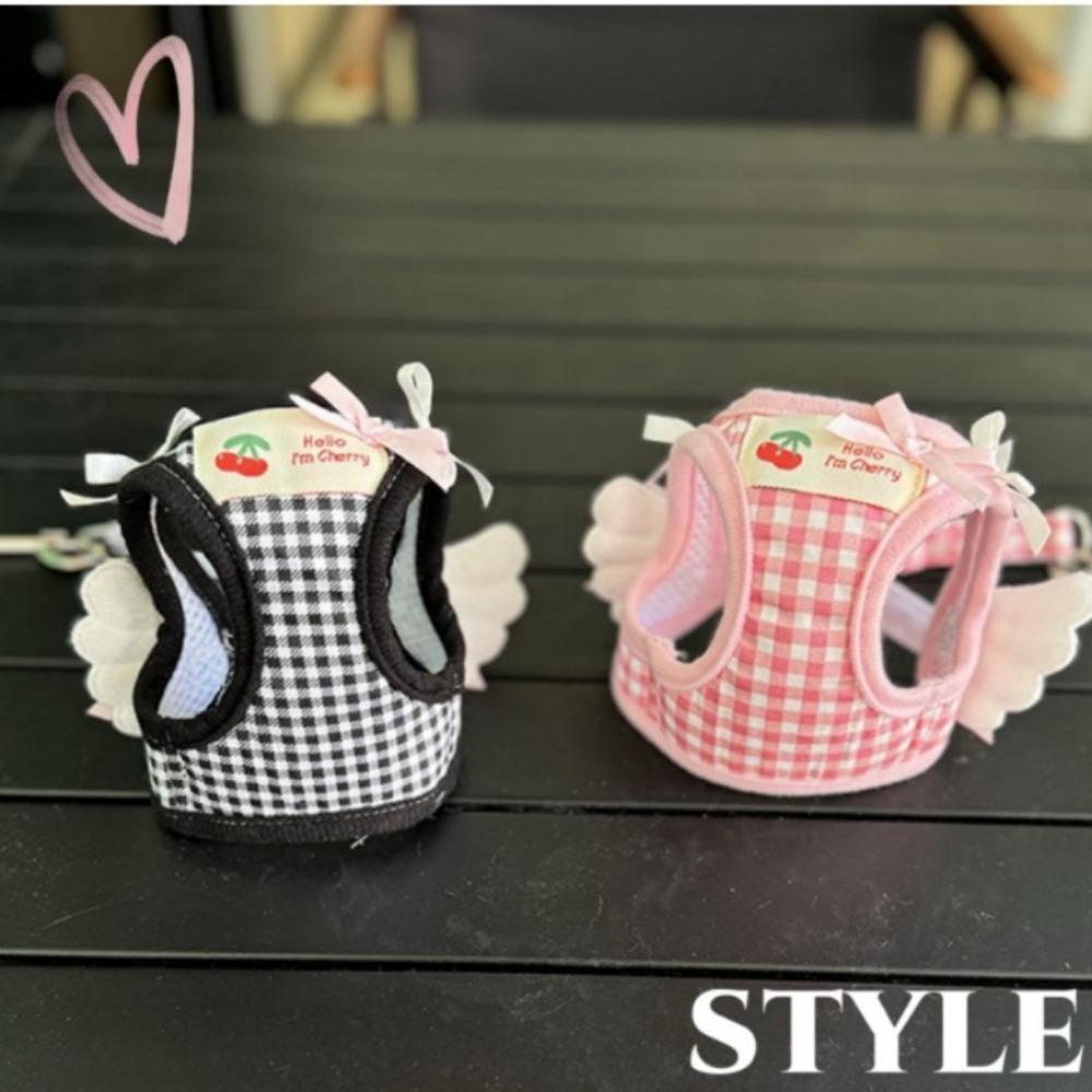 Pet Small Dog Cat Dog Traction Rope Small Wing Chest Strap Set