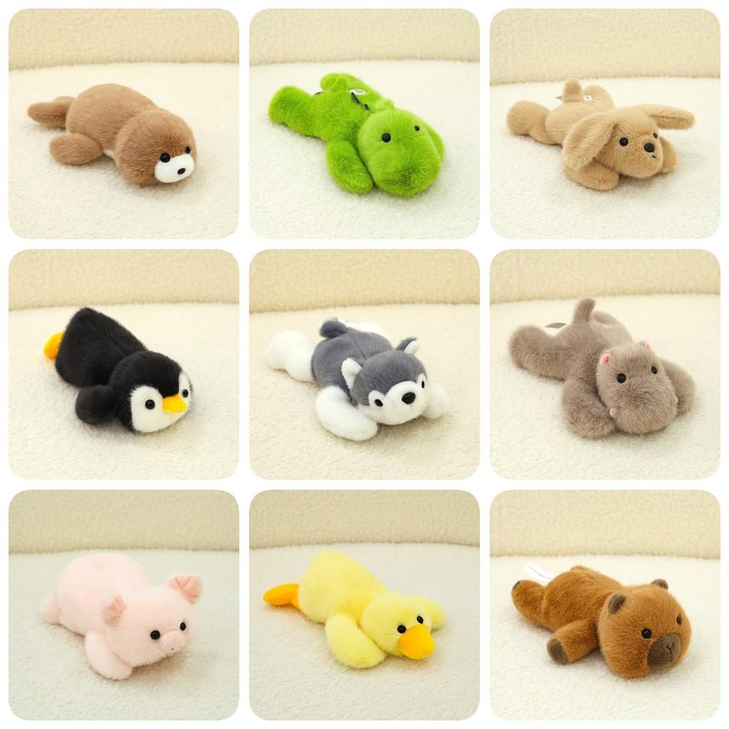 Cute Plush Animal Pillow Soft Toy Collection Featuring Adorable Dog Dinosaur For Kids