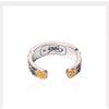 Adjustable Open Ring Men Women Vintage Chinese Calligraphy Style Geometric Band Copper Jewelry