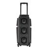 3 Ball Bowling Bag with Wheels Double Roller Bowling Bag Shoe Compartment