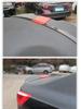 Universal Adjustable Car Rear Trunk Spoiler Lip Roof Tail Wing Glossy Black+ Red