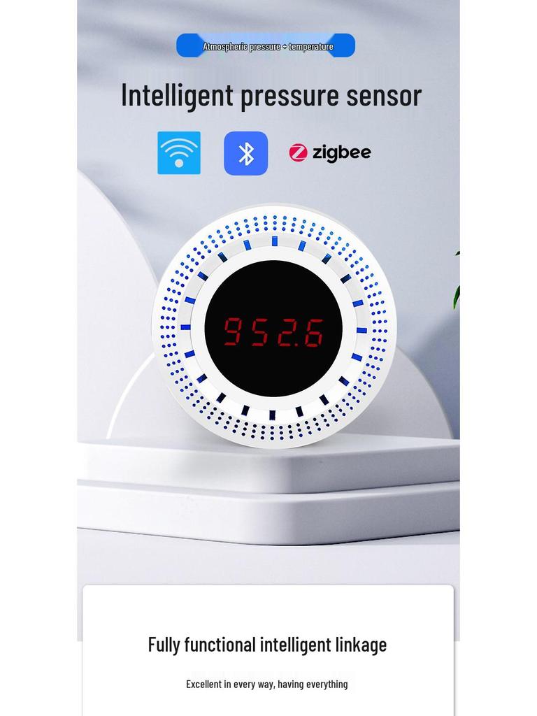 Graffiti Smart WiFi Pressure Sensor with Temperature Display
