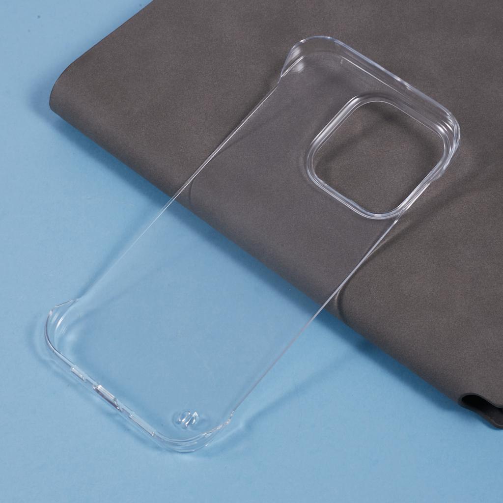 For iPhone 16 Pro Case Transparent PC Borderless Phone Cover