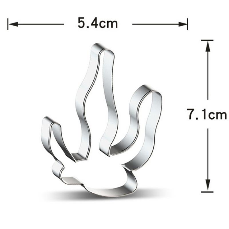 1pcs Cookware Patisserie Ocean Fish Dolphin Crab Cookie Cutter Metal Biscuit Mould Fondant Cake Decor Tools Pastry Dinning Bar
