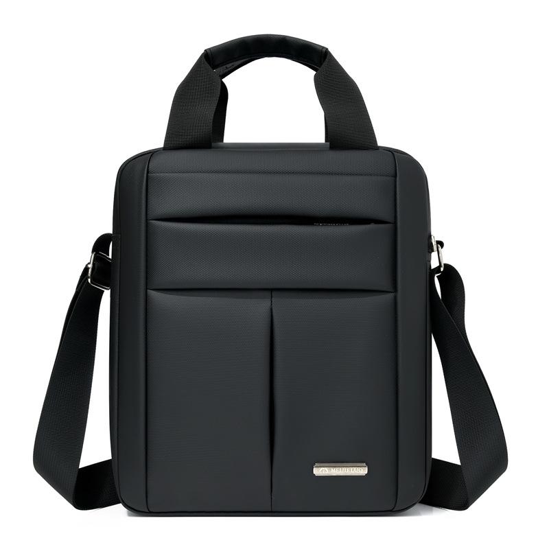 

2024 Модная мужская сумка кроссбоди большой вместимости для бизнеса, на плечо и для планшета чёрный