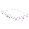 VidaXL Dessus de table 60x100x1,5 cm bambou 352713