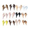 Original Yoga Body Replacement Hands Brown White Skin Tone Different Gestures