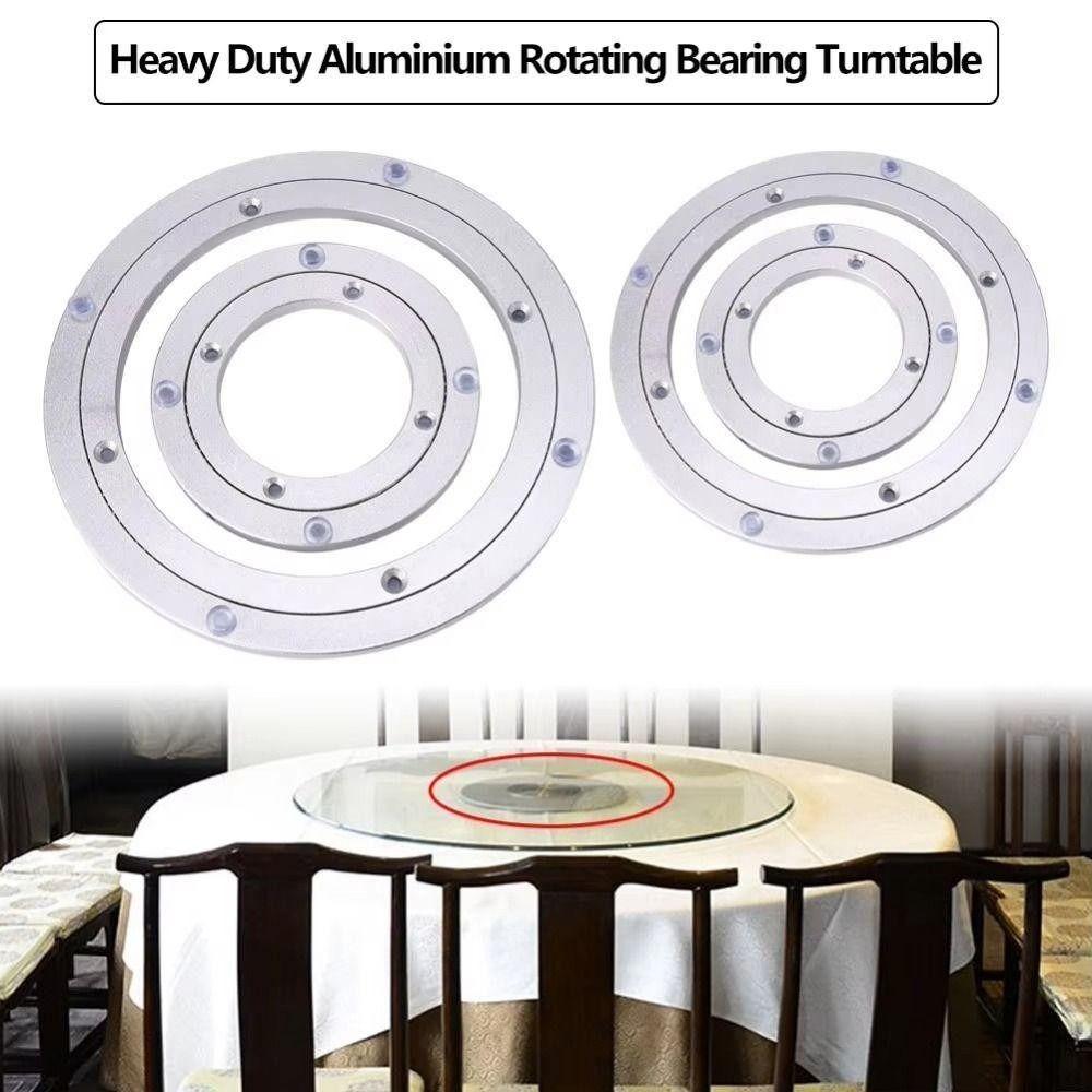 Rotating Bearing Turntable Heavy Duty Ball Bearing Bearing Plate Base Aluminum Rust Resistant Table Turntable Kitchen Hardware