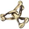 Hanayama Cast Trinity Puzzle Level 6 Brain Teaser Game 3D Metal Puzzle