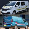 4PCS Car Stickers For Renault Trafic Vauxhall Opel Vivaro Fiat Talento Nissan NV300 Camper Van Vinyl Decals Tuning Accessories