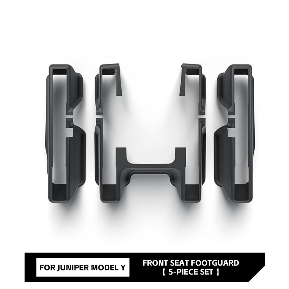 For Tesla Model Y Juniper 2025 2026 Car Front Seat Rail Protectors Anti Kick Corner Seat Wrap For Tesla Interior Accessories