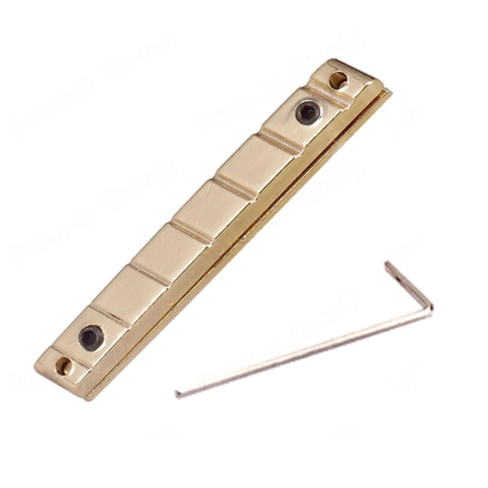 

Electric Guitar Height Adjustable Nut for TL ST Style Electric Guitar Brass Metal 42mm Adjustable Guitar Nut