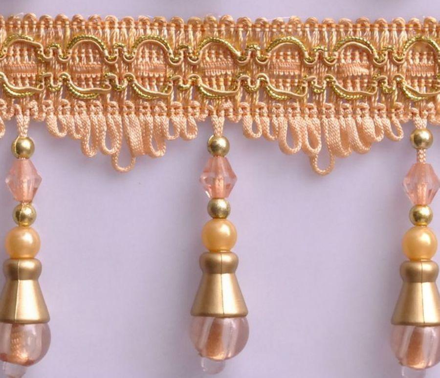 11Meter Curtain Crystal Beaded Tassel Fringe Lace Trim Curtain Accessories Curtain Trim Decoration Sewing DIY Upholstery