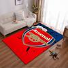 Arsenal Football Club Logo Rotes Blaues Sportteppich Teppich Geeignet zur Verwendung als Anti-Rutsch für Wohnzimmer Schlafzimmer Sofas