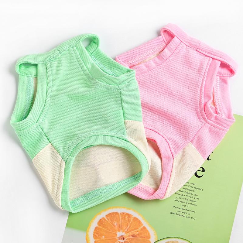 Pet Small Dog Pomeranian Chihuahua Cat Vest Dog Clothes Summer Spring and Autumn Thin