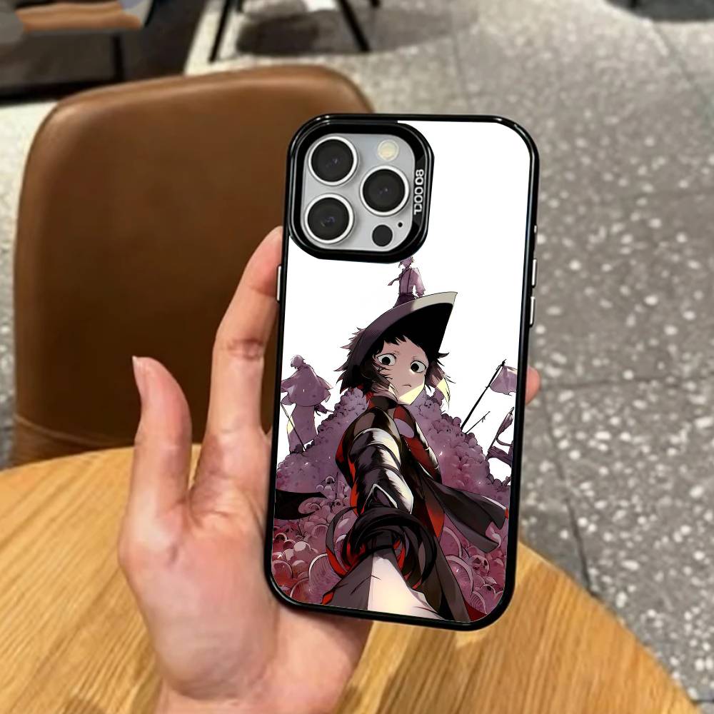 

COOL B-BSD A-Акутагава Чехол для телефона для iPhone17,16,15,14,13,12,11 Plus,Pro Max Цветной Посеребренный Внутренняя крышка iPhone14