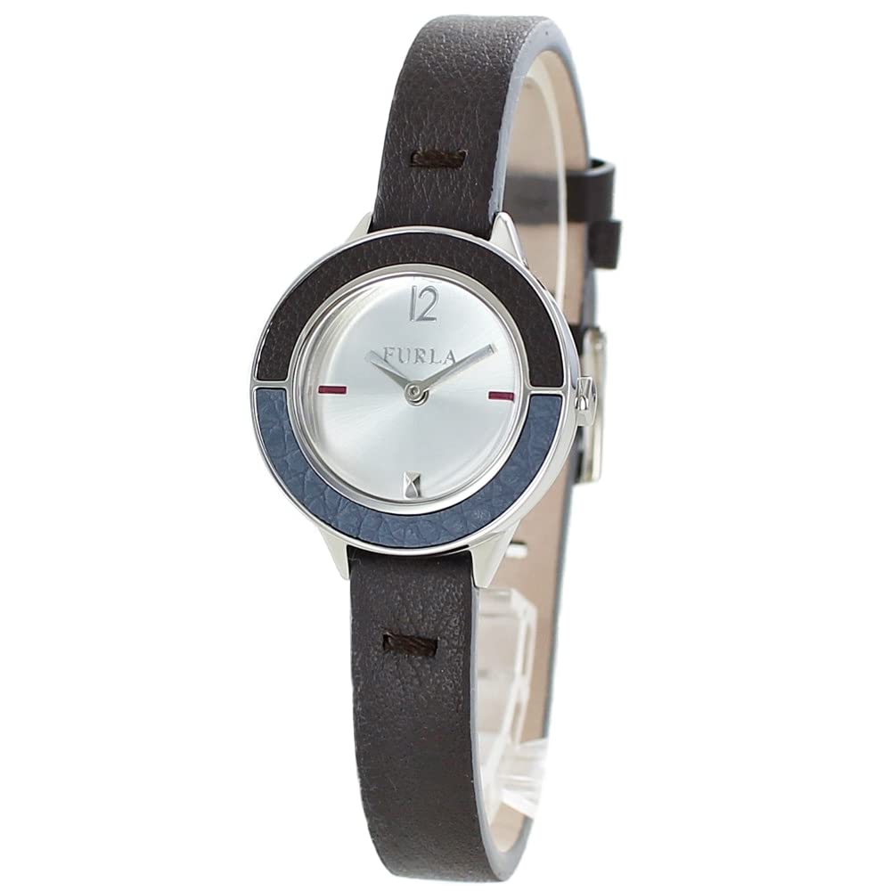 FURLA Brown Leather Watch with Replacement Bezel R4251109520 Watch [FURLA] Women s [Item]