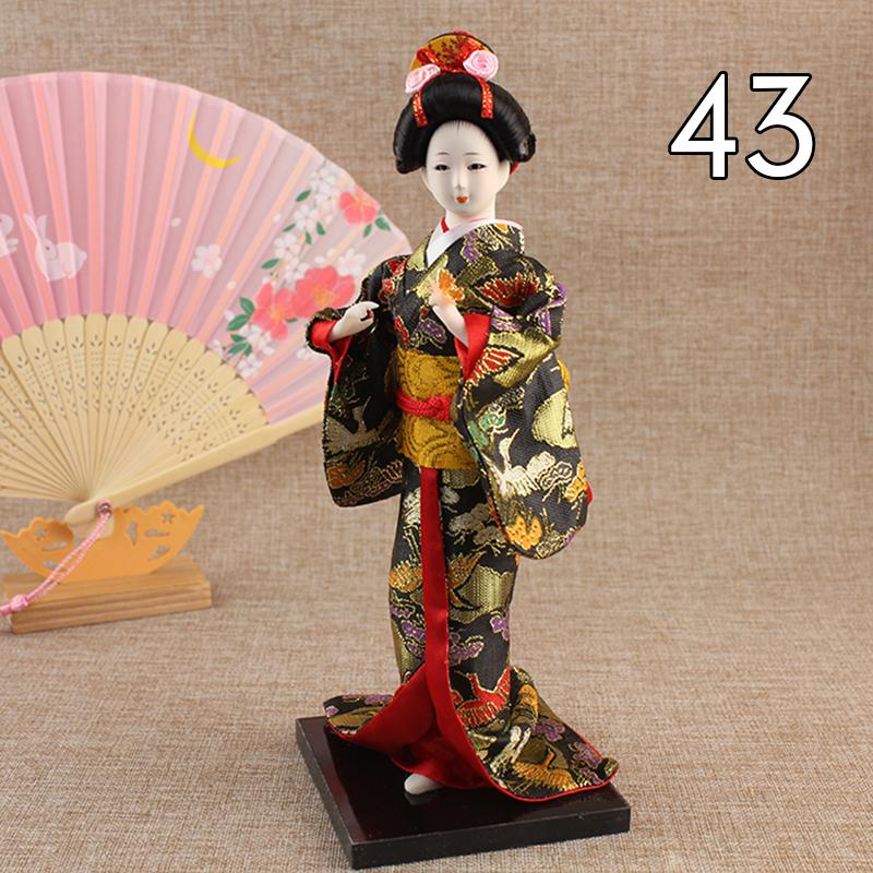 Krásné japonské figurky gejš Panenky s krásným kimonem Domácí dekorace na plochu Miniatury Kolekce ozdob z gejš Dárek