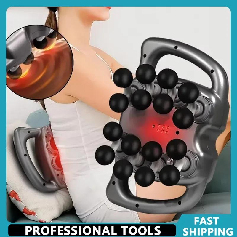 High‑Power High‑Frequency 16‑Head Fascia Gun, Professional Deep Tissue Percussion Massager Ideal for Full‑Body Muscle Relaxation