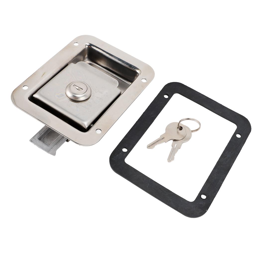 Toolbox Handle Lock Stainless Steel Rustproof High Strength RV Handle Latch for Home Office Commerci