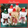 Charming Plush Christmas Teddy Bear With Festive Scarf Varieties Ideal For Holiday Gifting