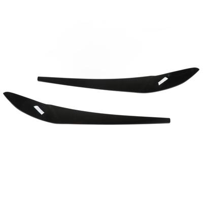 2pcs Headlight Eyebrow Gloss Black Left Right Decorative Replacement for X3 F25 X4 F26 2014?2018