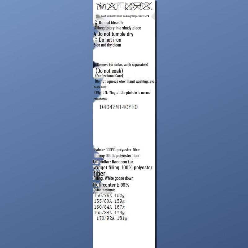 Sancai Women's 90% Goose Down Waterproof Hooded Parka