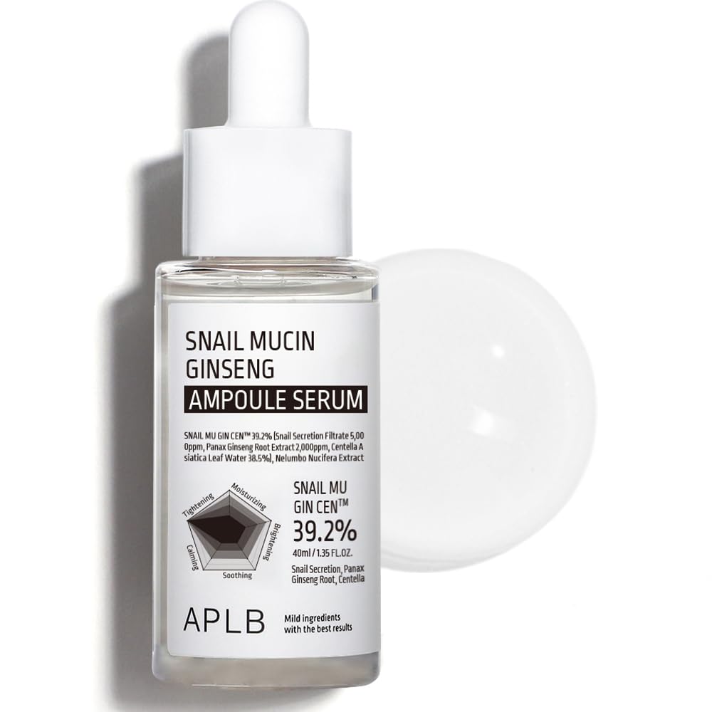 [APLB Official] Snail Mucin Ginseng Ampoule Serum 40ml