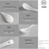 Portable Porcelain White Spoons