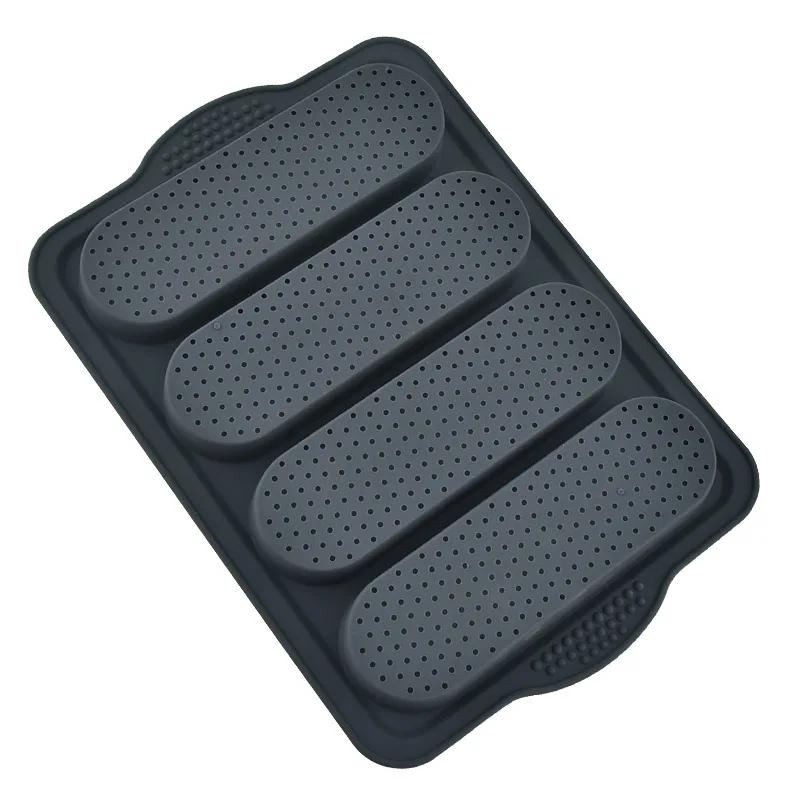 Silicone Cuisson Sandwich pain gâteau Poêle Anti-adhésive démoulage facile ménage silicone alimentaire cuisson petit-déjeuner thé de l'après-midi Formes Moule