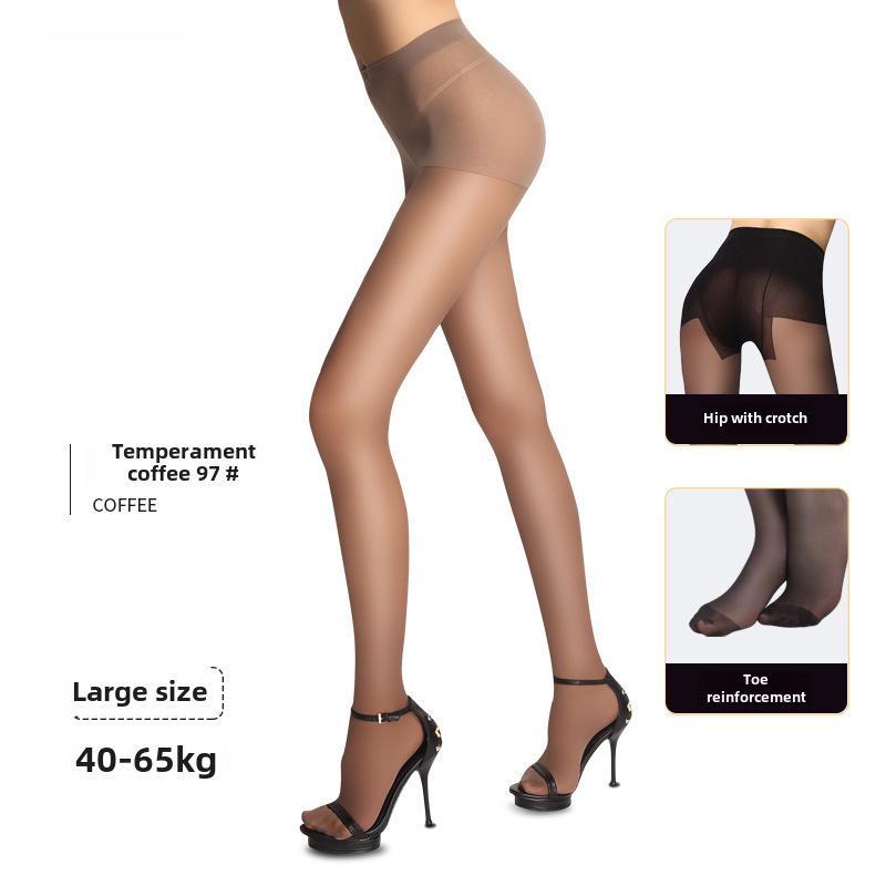 Red Pepper Women's Wear-Resistant Velvet Stockings - Sexy Black Silk Pantyhose, Beautiful Legs, Anti-Snagging and Durable.