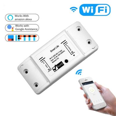 Universal Breaker Timer Smart Life APP bezdrátové dálkové ovládání Funguje s Alexa Google Home DIY WiFi Smart Light Switch