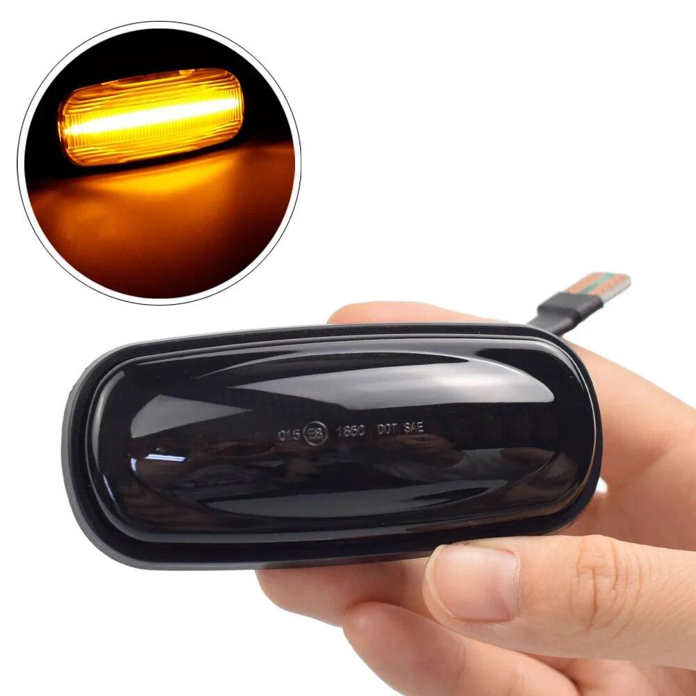 Dynamic Sequential Indicator Blinker LED Side Marker Light For Land Rover Discovery 2 1999-2004 Defender Freelander 1 2002-2005