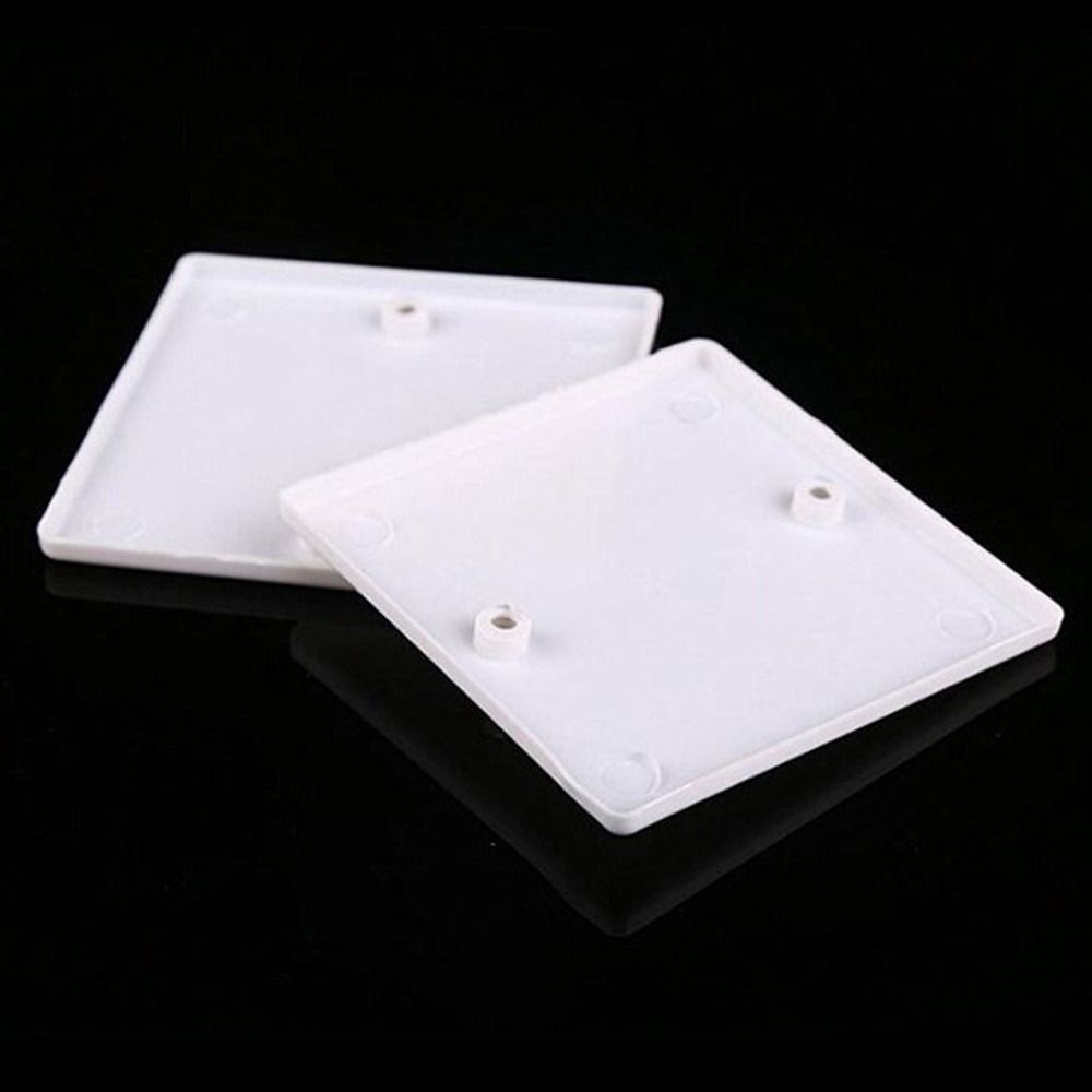10pcs/set 86 Type Concealed Box Cover Easy Installation Blank Cover Panel  Home Decoration