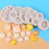 Daisy Wild Chrysanthemum Rose Flower Silicone Mold Sugarcraft Chocolate Cupcake Baking Mold Fondant Cake Decorating Tools