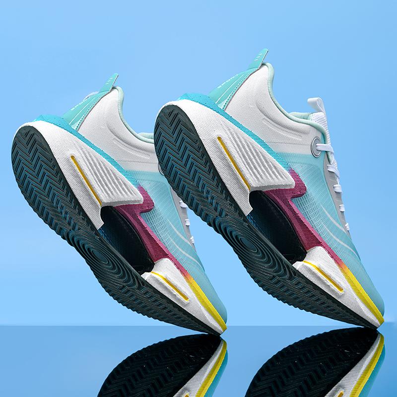 Carbon Plate Air Cushion Men Sports Running Shoes Marathon Breathable Lightweight Women's Comfortable Athletic Nonskid Sneakers