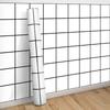 Grid Geometry Wallpaper Sticker 40cm Room Decoration Waterproof and Oil Resistant Decorative Walls Paper PVC Anti Fouling Home