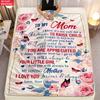 Mother's Day Print thin Flannel Blanket for Bedrooms,Living Rooms,Sofas Blankets,Lunch Breaks,blankets fluffy blanket