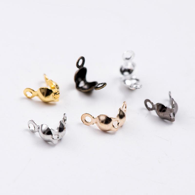 DIY šperkařské potřeby: Oboustranné koncové krytky a dvojité přívěskové spony na náhrdelníky