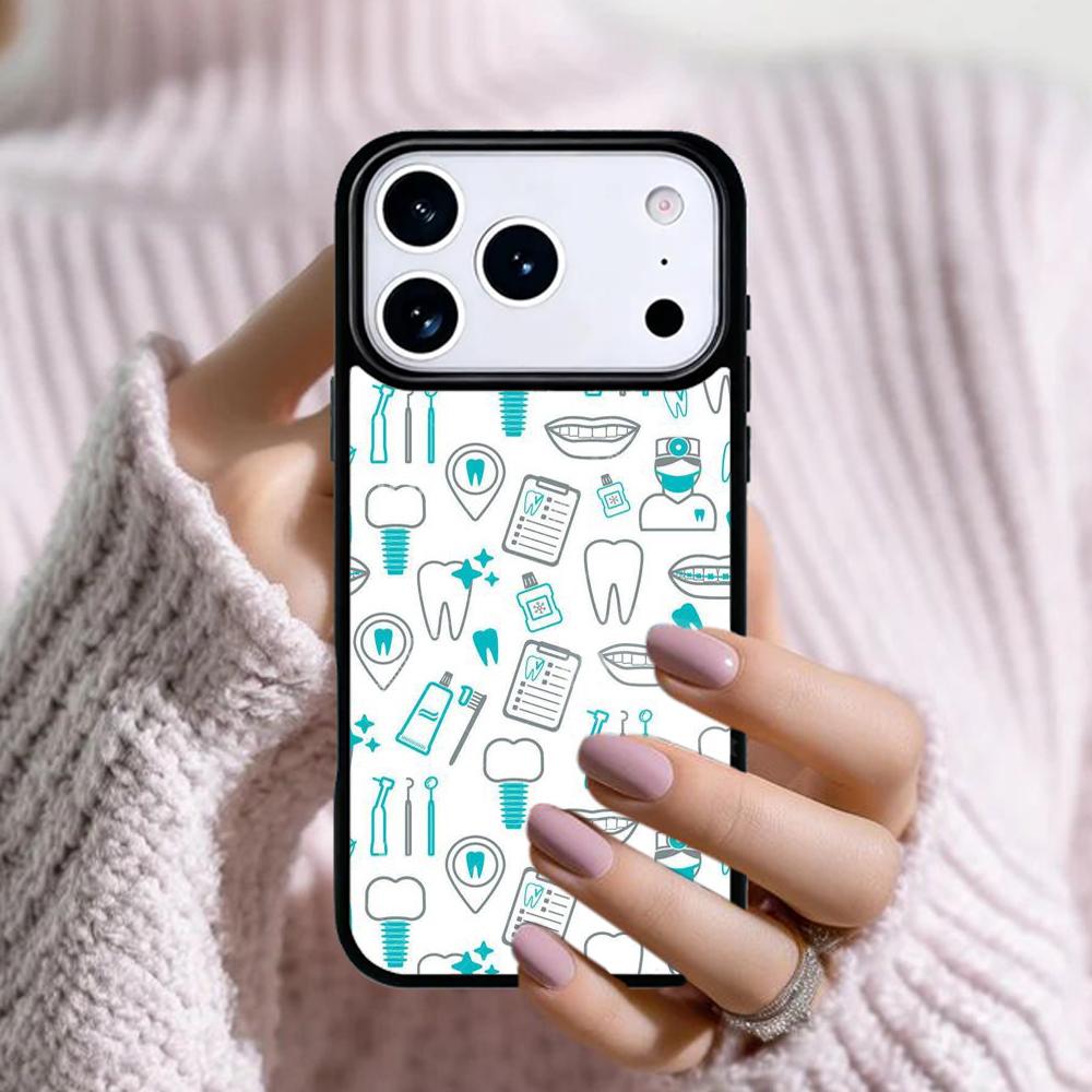 Dental Definitions Tooth Phone Case For Apple iPhone 17 Air 16E 15 14 Plus 13 12 11 Pro Max Mini Funda Cover